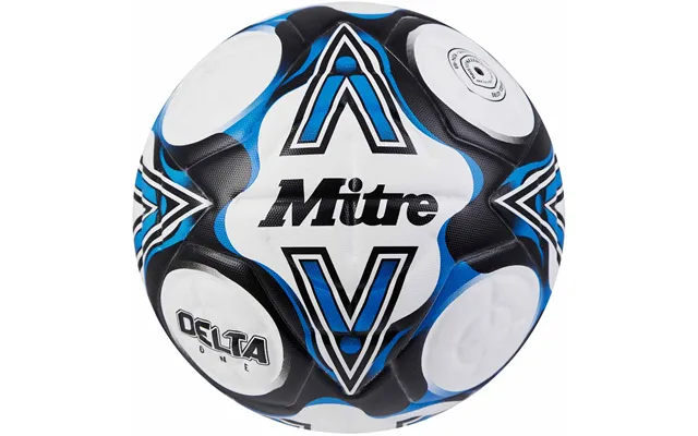 Mitre Delta Match Football Size 5 White Black New Graphic