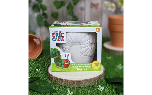 Paint Your Own Plant Pot - Hungry Caterpillar, Plant Pot Kit product image