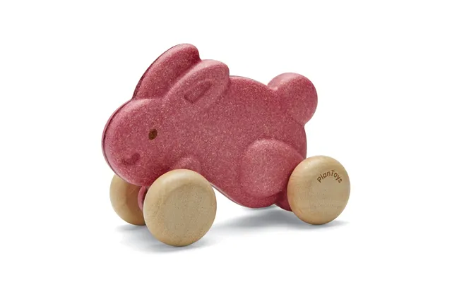 Plantoys Push Along Bunny - Pink