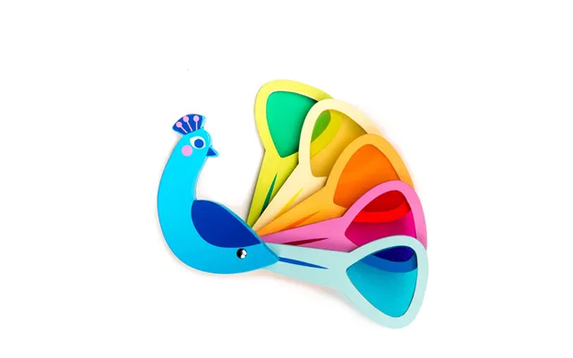 Rainbow Peacock Colours