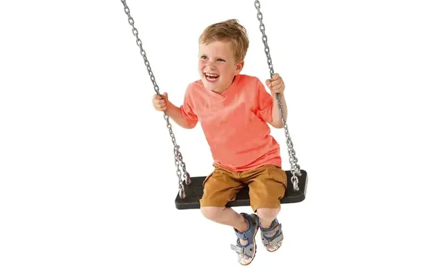 Rubber Swing Seat With Steel Chains - Adjustable