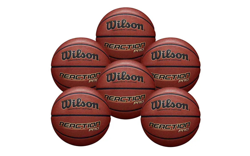 Wilson Reaction 6 Ball Pack Size 5 Tan