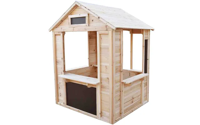 Wooden Café Shop Playhouse For Kids Playhouse Without Floor