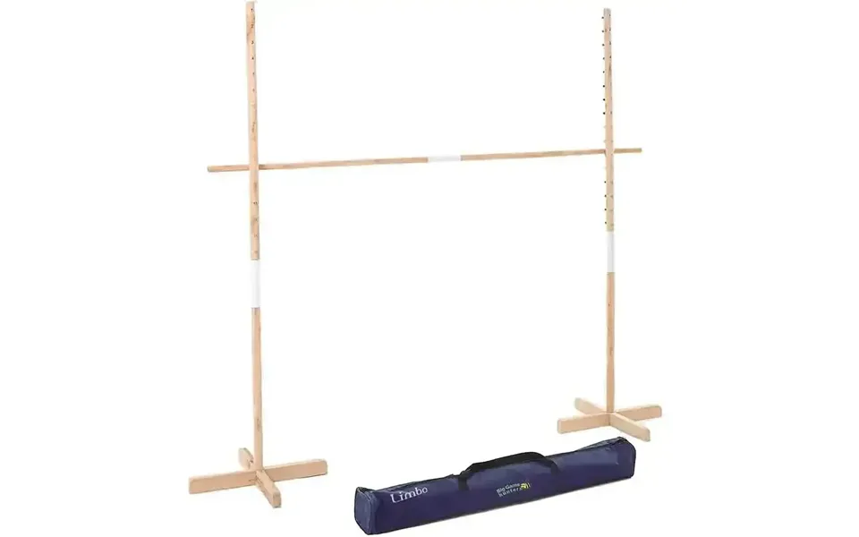 Wooden Limbo Game Set For Indoor & Outdoor Play