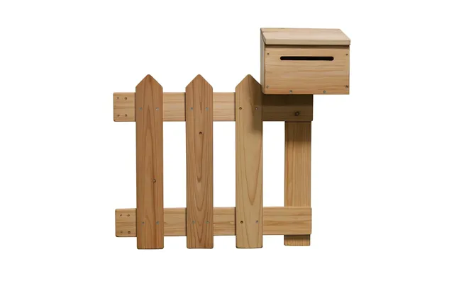 Wooden Postbox And Fence For Kids