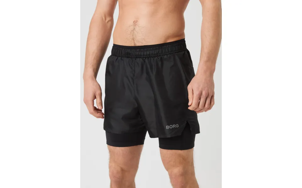 Borg Running Shorts 2 In 1
