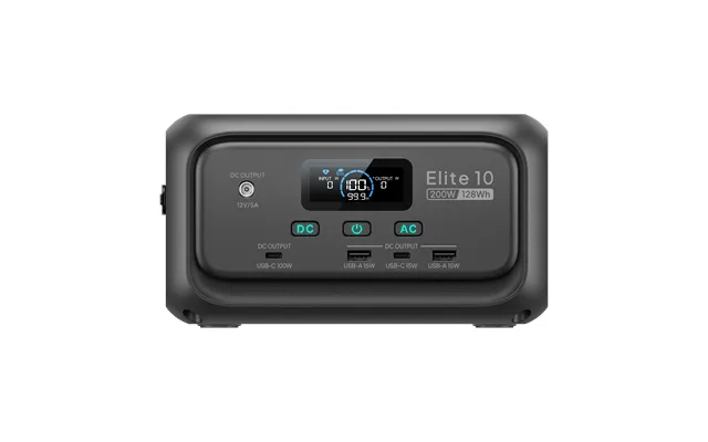 Bluetti Elite 10 Portable Power Station 200w 128wh - Black Elite 10 200w 128wh Power Station