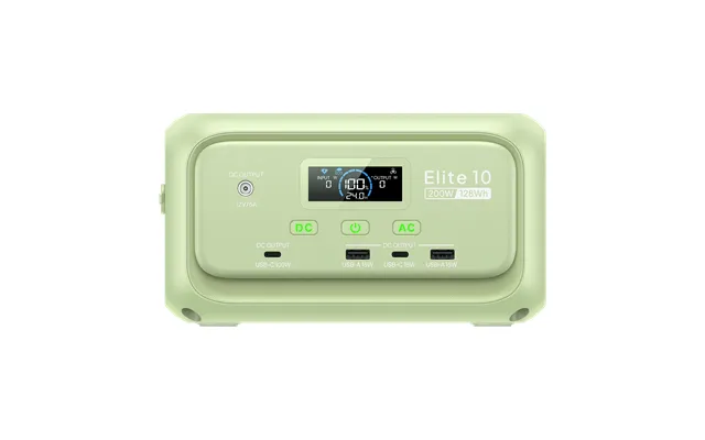 Bluetti Elite 10 Portable Power Station 200w 128wh - Green Elite 10 200w 128wh Power Station