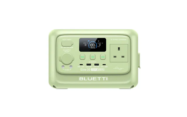 Bluetti Elite 30 V2 Portable Power Station 600w 288wh - Green Elite 30 V2 600w 288wh Power Station