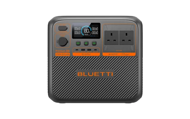 Bluetti Premium 200 V2 Portable Power Station 2,700w 2,073.6wh - Premium 200 V2 2700w 2073