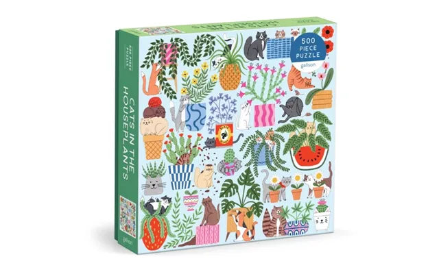 Cats In The Houseplants 500 Piece Puzzle