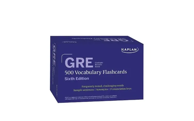 Gre Vocabulary Flashcards - Sixth Edition Online Access To Review Your Cards