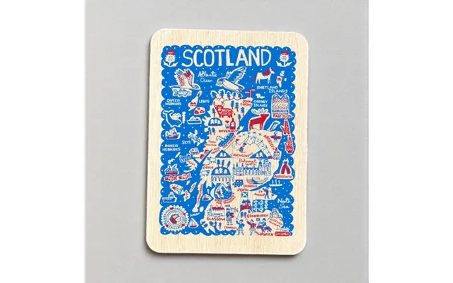 Julia Gash Wooden Magnet - Scotland