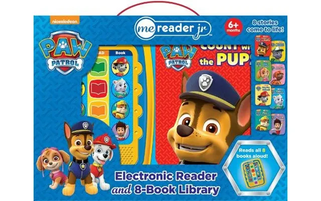 Nickelodeon Paw Patrol Me Reader Jr Electronic Reader And 8-book Library Sound Book Set