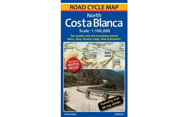 North Costa Blanca Road Cycle Map