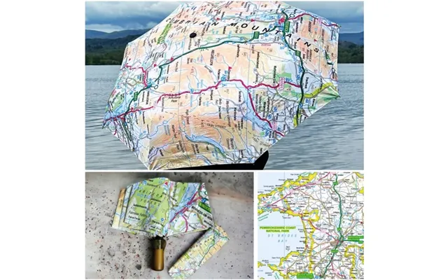 Os Map Premium Umbrella - Pembrokeshire Coast National Park