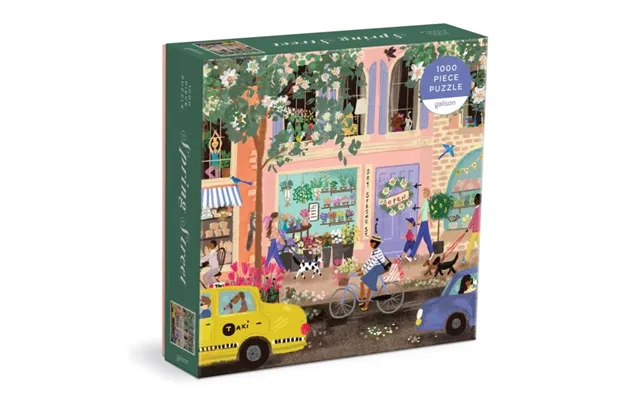 Spring Street 1000 Piece Puzzle In A Square Box