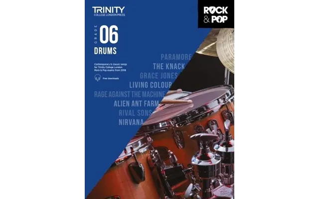Trinity College London Rock & Pop 2018 Drums Grade 6