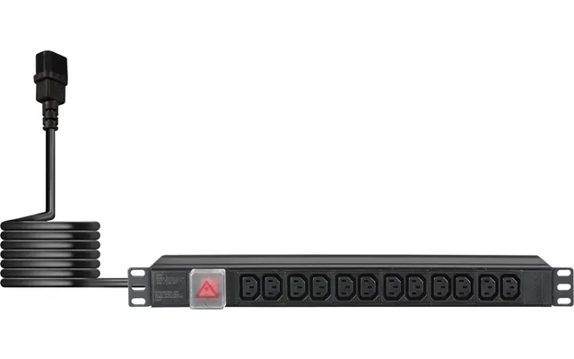12-way Horizontal Iec C13 Switched Pdu 19-inch 1u Power Distribution Unit 2m