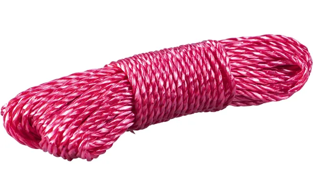 20m Heavy Duty Clothes Washing Line Rope Laundry Dryer - Pink