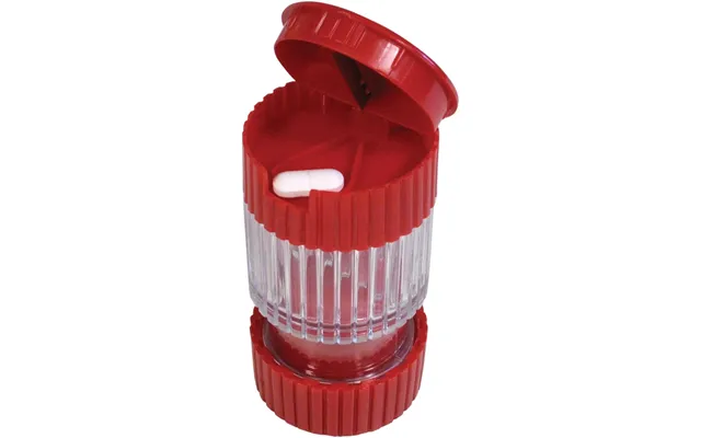 3-in-1 Pill Tablet Crusher Grinder Splitter Easy Use Medicine Storage Container Box