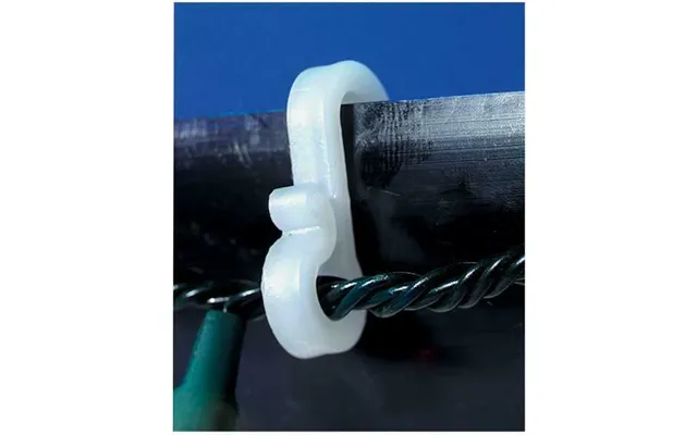 36x Gutter Hooks Clips Outdoor Christmas Xmas Icicle Fairy Lights Plastic White product image