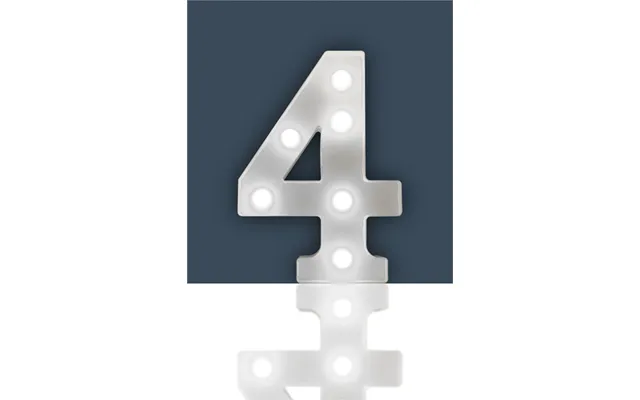 4 Light Up 3d Led 22cm Numbers Party Birthday Wedding Battery Operated