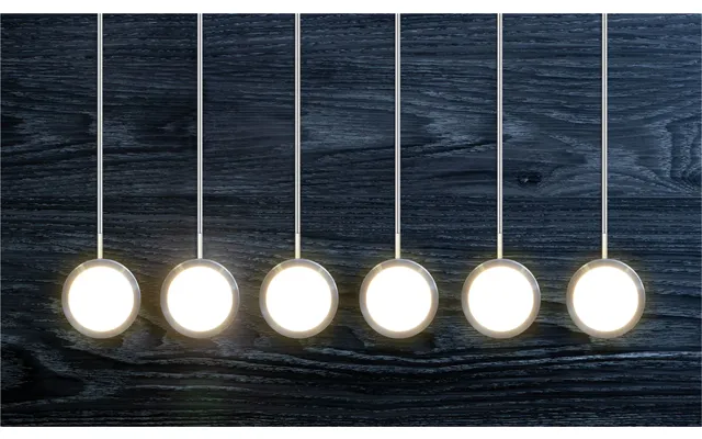 6 X Under Cabinet Kitchen Brushed Aluminium Lighting Kit Led Kitchen Counter Closet Puck Display Lamp
