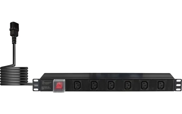 6-way Horizontal Iec C13 Switched Pdu 19-inch 1u Power Distribution Unit 2m