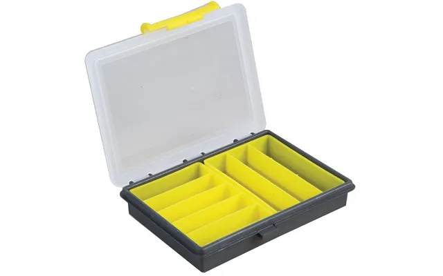 8 Compartment Organiser Storage Case Box With Removable Trays - 30mm X 175mm X 140mm, Craft, Screws, Nails, Nut Bolt