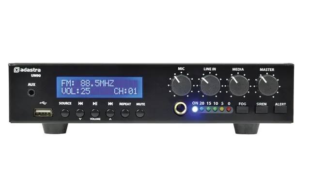 Adastra Um90 Compact Mixer Amp 90w Mini Digital Class D Amplifier Usb Fm Bluetooth