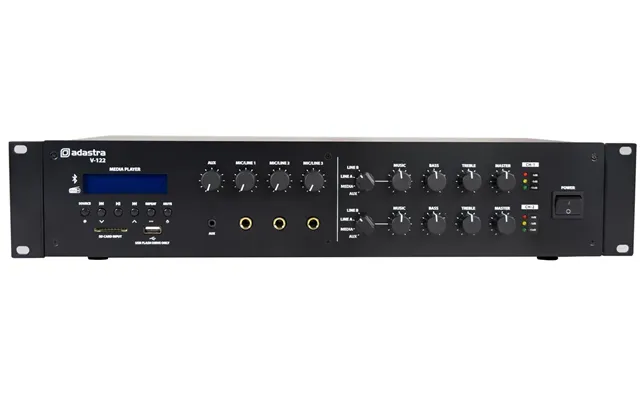 Adastra V-122 Mixer-amplifier 100v 240w With Dab Fm Usb Sd Bt