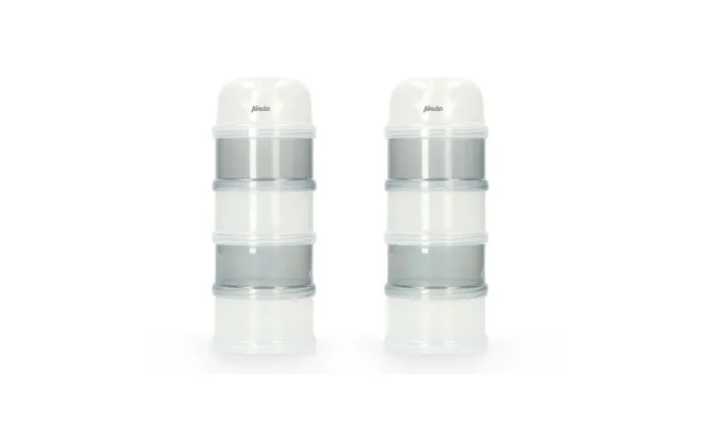 Alecto 2x Portable Infant Baby Powder Milk Dispenser - Bpa Free Stackable Boxes