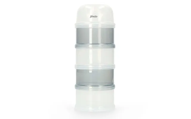 Alecto Baby Milk Powder Bpa Free Dispenser - Portable 4 Layers 100ml Per Layer Transparent Compartments