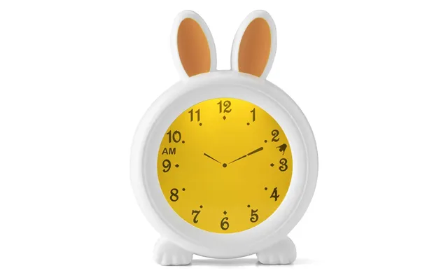 Alecto Childrens Sleep Trainer & Night Lamp Light Alarm Clock Rory The Rabbit - White product image