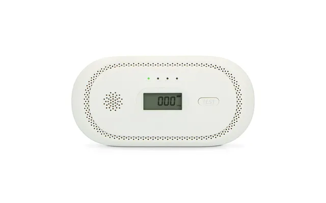 Alecto Coa2650 Carbon Monoxide Alarm With 10 Year Sensor Runtime & Lcd Display En50291-1 20180 White