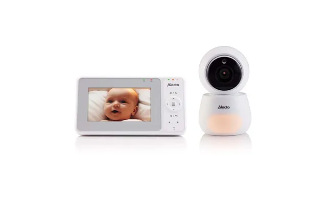 Alecto Dvm-2043 Video Baby Monitor With Camera, 4.3 Inch No Wifi Baby Monitor, Temperature, Night Light, Night Vision, L