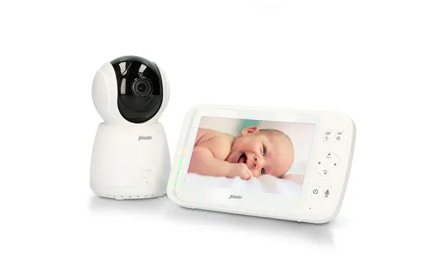 Alecto Dvm-275 Video Baby Monitor With Camera, 5 Inch No Wifi Baby Monitor, Temperature, Night Vision, Pan & Tilt, Two-w