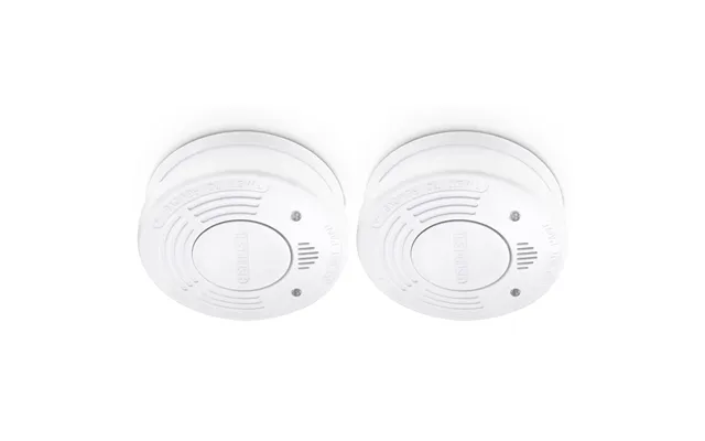Alecto Sa110 Smoke Detector With Hush Button 85 Db 10 Year Battery Powered En14604 2005 Ac 2008 White 2 Pack