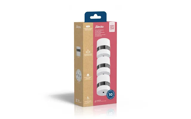 Alecto Sd1020 Mini Smoke Detector With Runtime Sensor 85 Db 10 Year Battery Included En14604 2005 Ac 2008 White 3 Pack