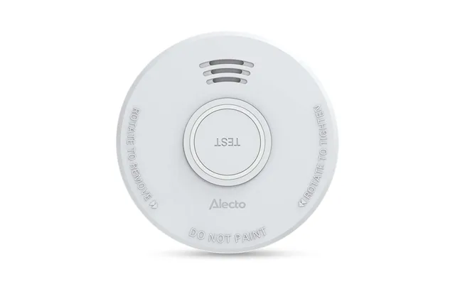 Alecto Sd110 Smoke Detector With Hush Button 85 Db Battery Powered En14604 2005 Ac 2008 White 4 Pack