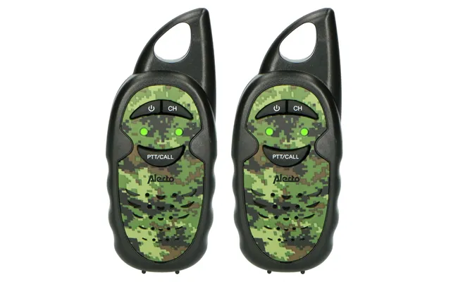Alecto Walkie-talkie Set 2 Handsets Up To 3 Km Frequency Channels 3 Up To 3 Hours Camouflage