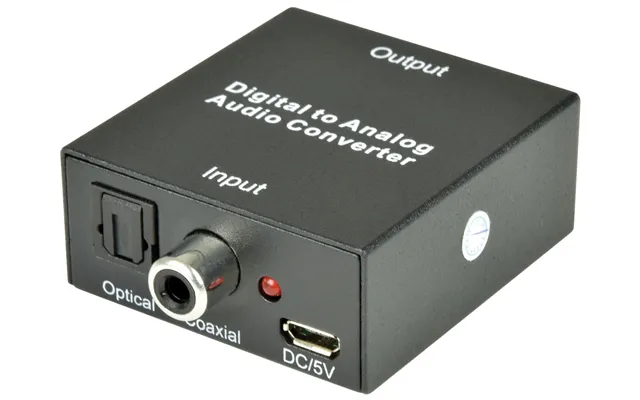 Av Link Spdif Digital Dac To Analogue Stereo Audio Converter Spdif Toslink Coaxial To Stereo Left Right Rca Phono