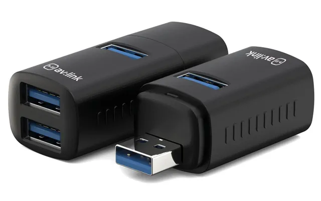 Av Link Usb 3.0 Hub 3 Ports Mini Splitter High Speed Data Transfer For Pc Laptop Macbook