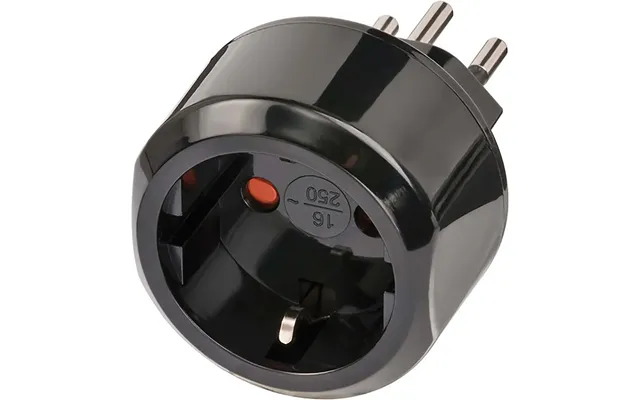 Brennenstuhl Travel Adapter Europe-to-switzerland Earthed
