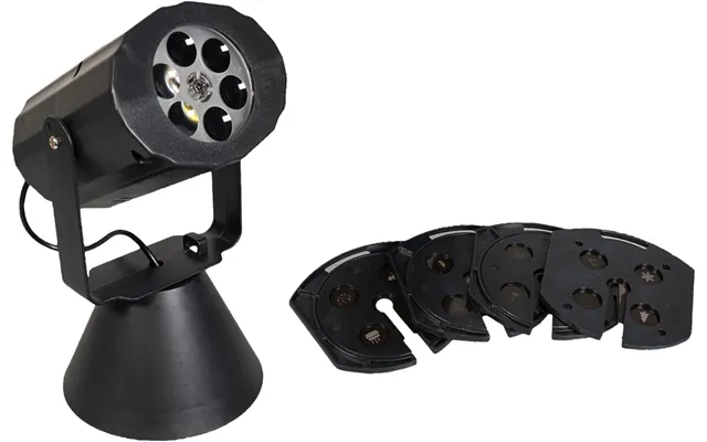 Christmas Led Projector Light With 4 Festive Slides Battery Operated product image