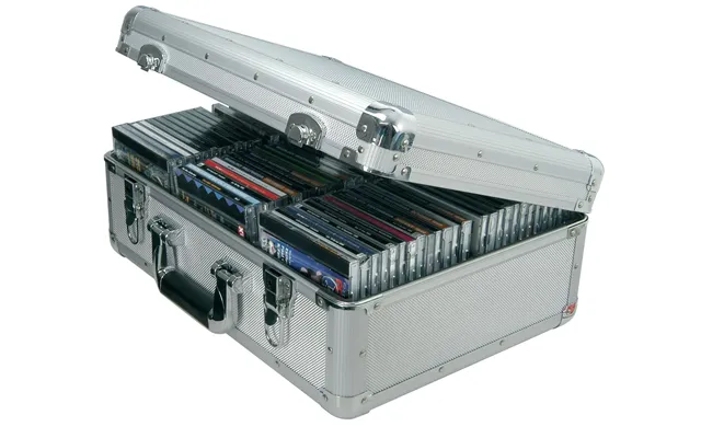 Citronic Aluminium Metal Cd Storage Box Flight Carry Case - Holds 80