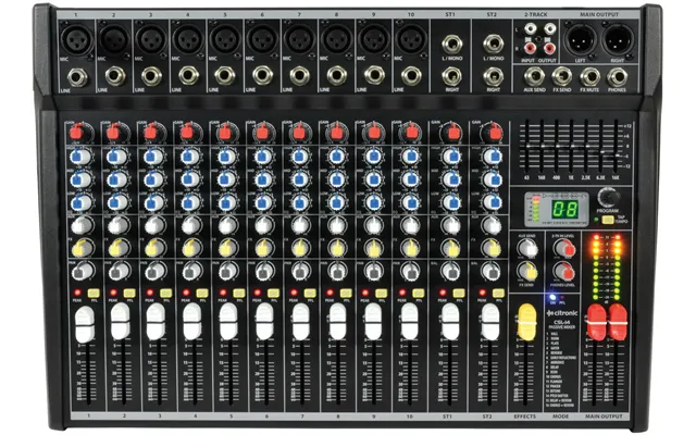 Citronic Csl-14 Compact Mixing Consoles With Effects 14 Inputs