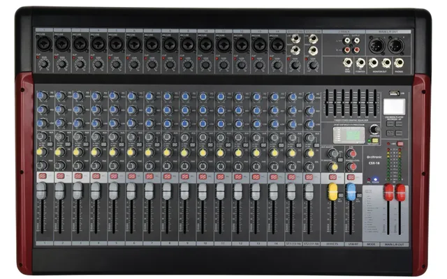 Citronic Csx-18 Live Mixing Console With Built-in Bluetooth Receiver And Dsp Effects