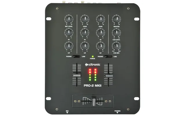 Citronic Pro 2 Dj Mkii - 2 Channel Compact Dj Mixer 2 Channel